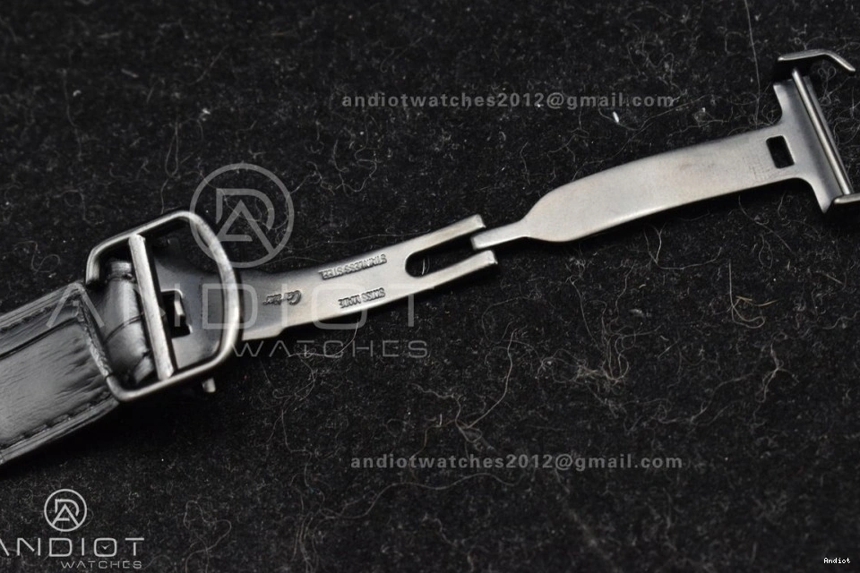 Santos Best BVF Black Dial de on 40mm MIYOTA Cartier Edition Leather 9015 PVD Strap Black 1:1 0110